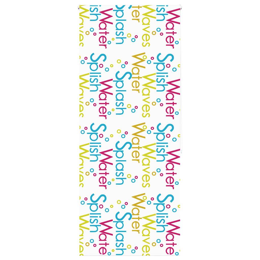 vidaXL Duschrollo 90x240 cm Stoffbreite 86 cm