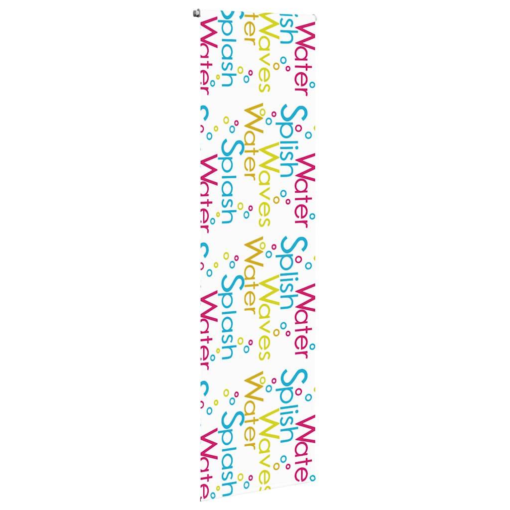 vidaXL Duschrollo 70x240 cm Stoffbreite 66 cm