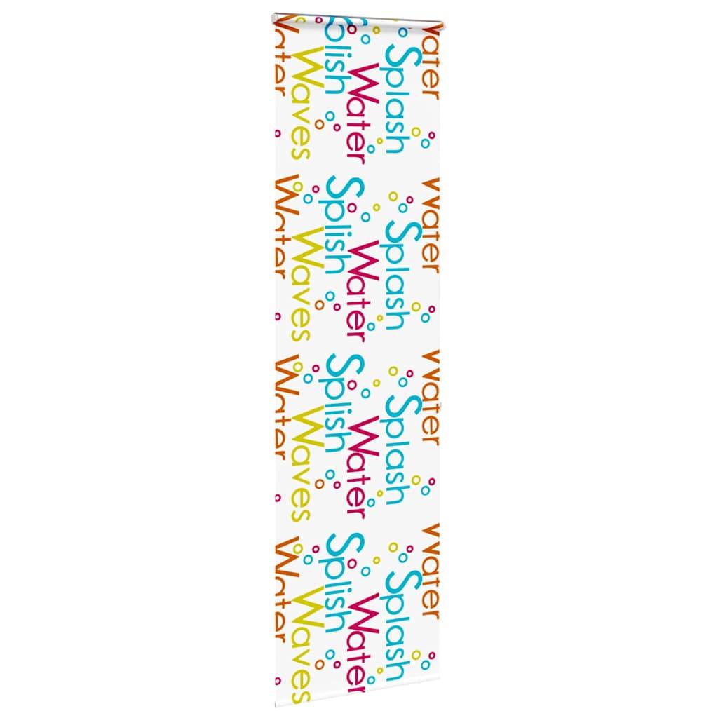 vidaXL Duschrollo mit Kassette 80x240 cm Stoffbreite 76 cm