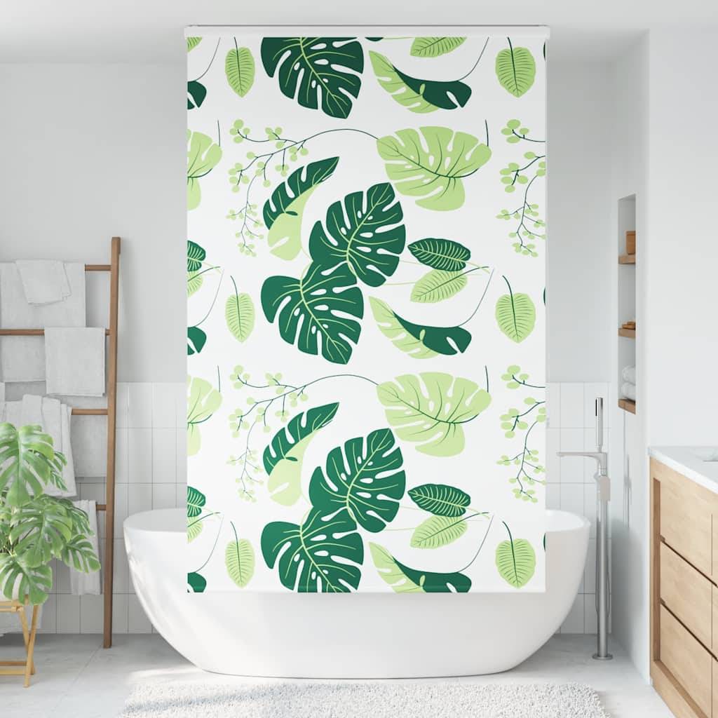 vidaXL Duschrollo mit Kassette 130x240 cm Stoffbreite 126 cm