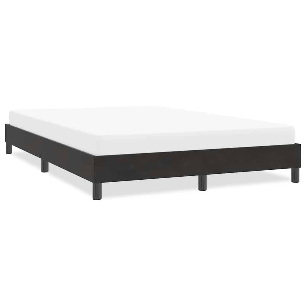 vidaXL Bettgestell ohne Matratze Schwarz 140x220 cm Samt