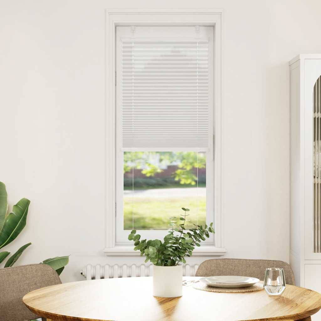 vidaXL Plissee Hellgrau 45x150 cm Stoffbreite 44,4 cm Polyester