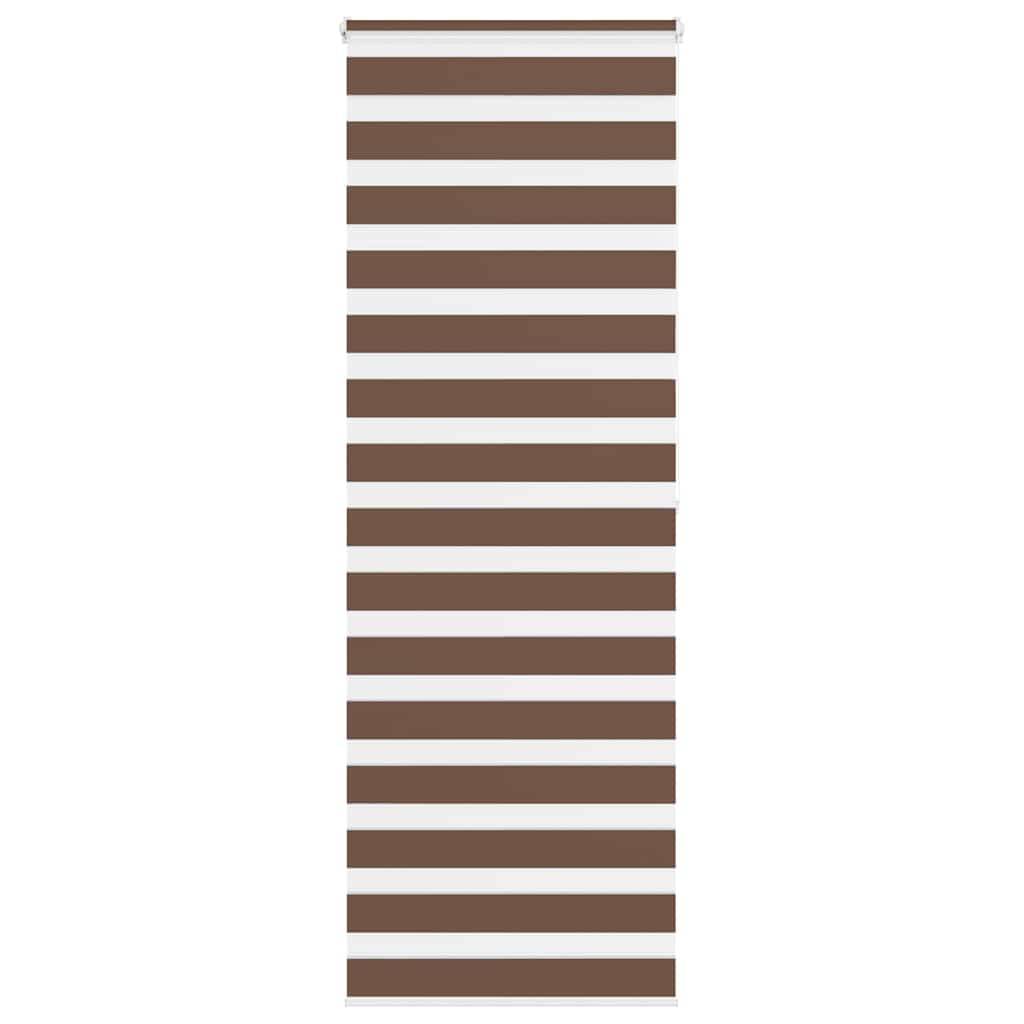 vidaXL Zebrarollo Braun 90x200 cm Stoffbreite 85,9 cm Polyester