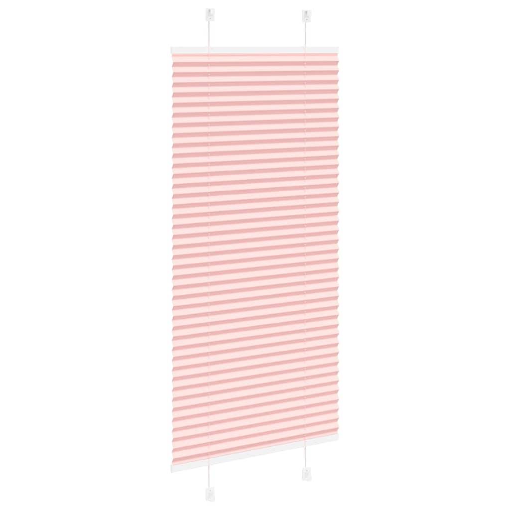 vidaXL Plissee Rosa 65x150 cm Stoffbreite 64,4 cm Polyester