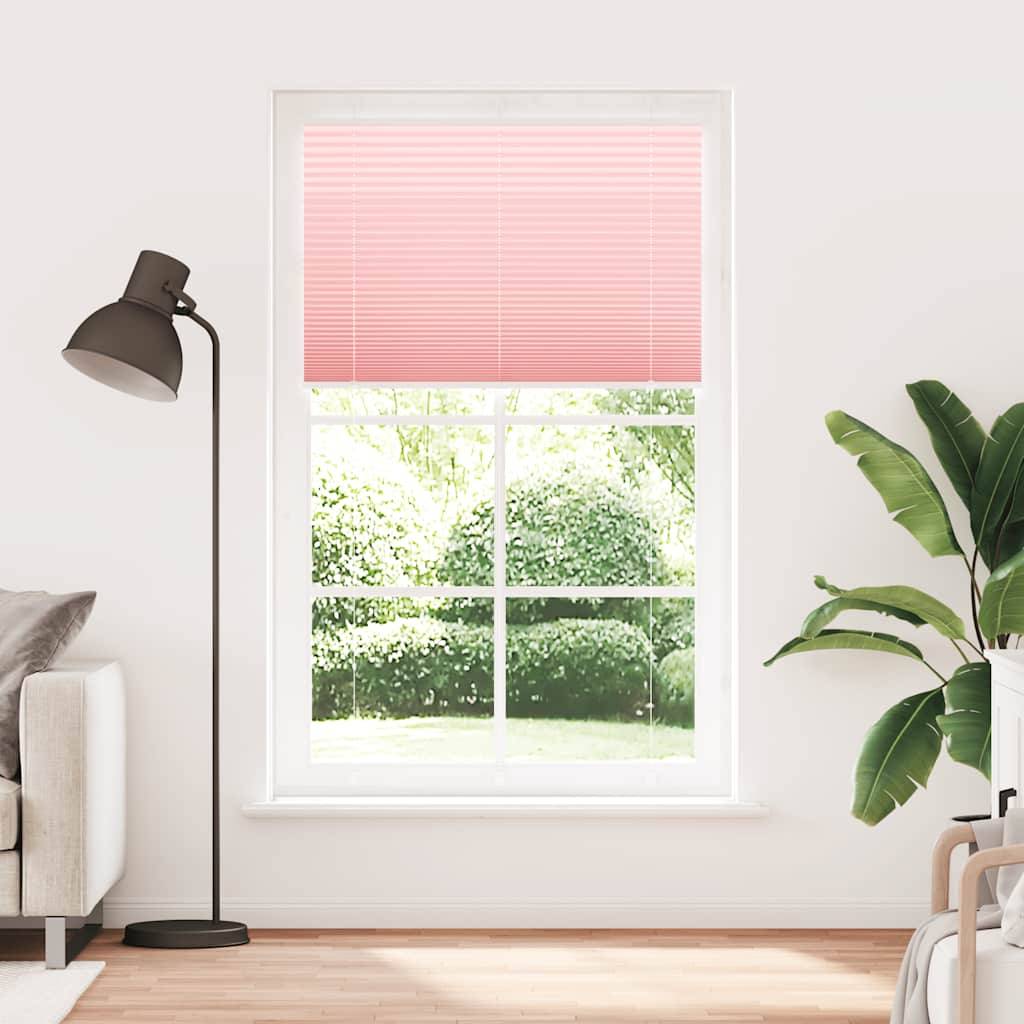 vidaXL Plissee Rosa 120x200 cm Stoffbreite 119,4 cm Polyester
