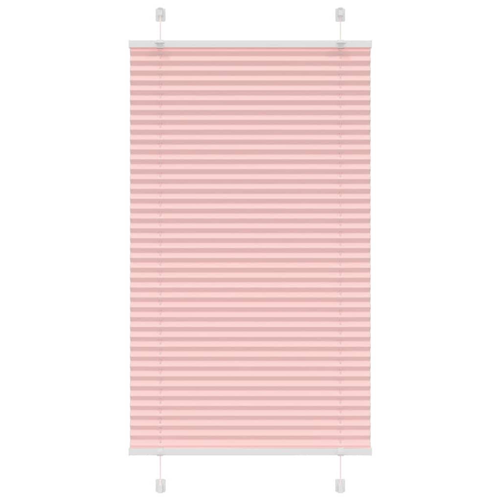 vidaXL Plissee Rosa 70x100 cm Stoffbreite 69,4 cm Polyester