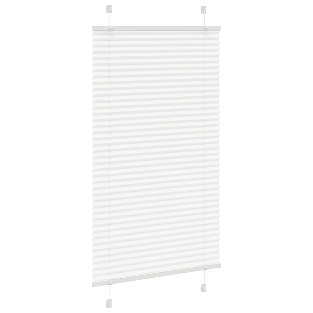 vidaXL Plissee Weiß 70x100 cm Stoffbreite 69,4 cm Polyester