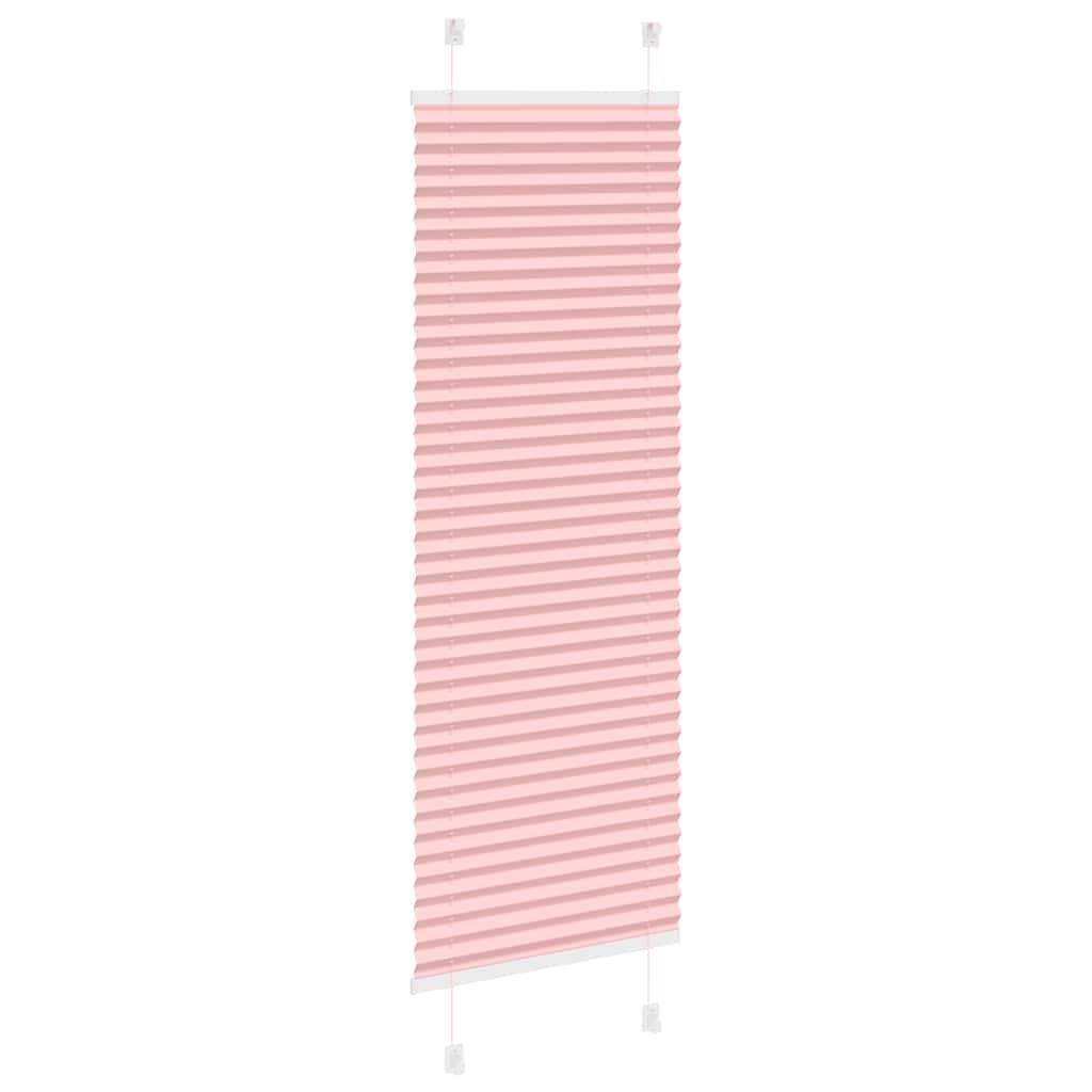 vidaXL Plissee Rosa 50x150 cm Stoffbreite 49,4 cm Polyester