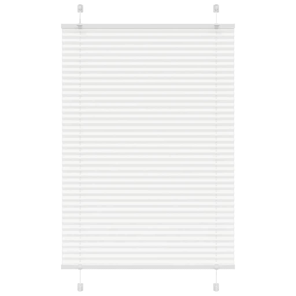 vidaXL Plissee Weiß 90x150 cm Stoffbreite 89,4 cm Polyester