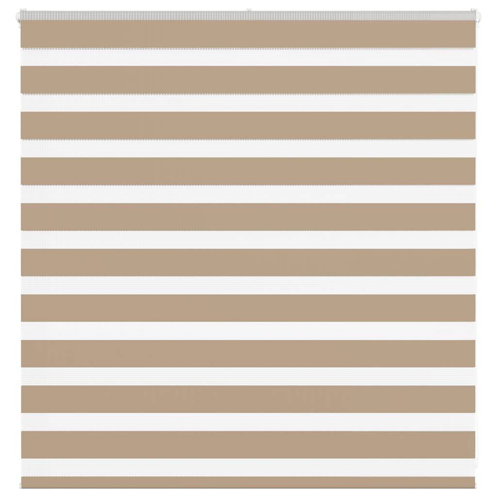 vidaXL Zebrarollo Sandbraun 150x100 cm Stoffbreite 145,9 cm Polyester