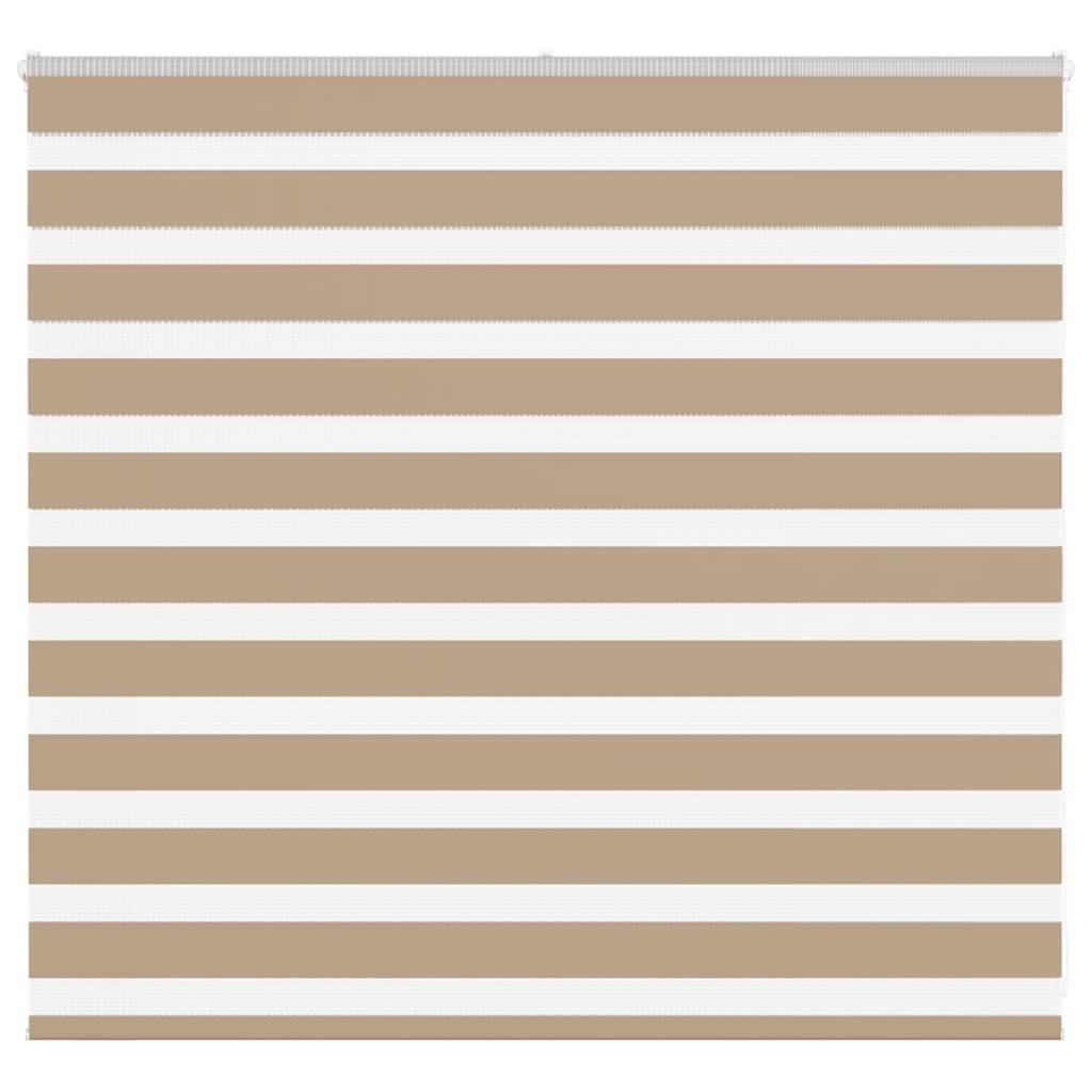 vidaXL Zebrarollo Sandbraun 160x100 cm Stoffbreite 155,9 cm Polyester