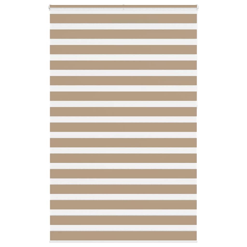 vidaXL Zebrarollo Sandbraun 150x230 cm Stoffbreite 145,9 cm Polyester