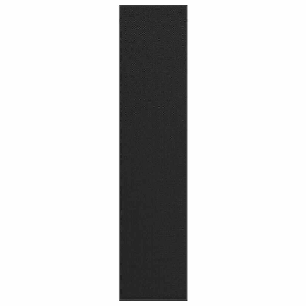 vidaXL Fußmatte Schwarz 115x500 cm
