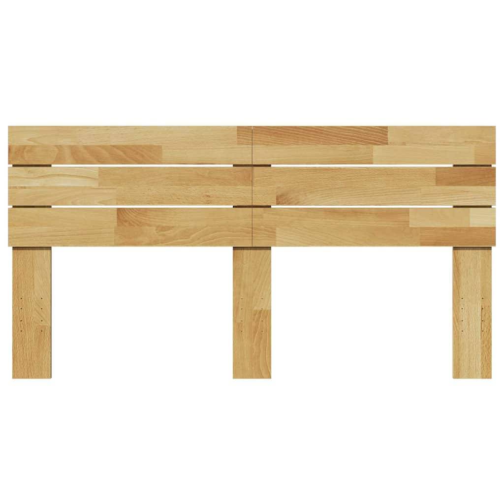 vidaXL Kopfteil 150 cm Massivholz Eiche