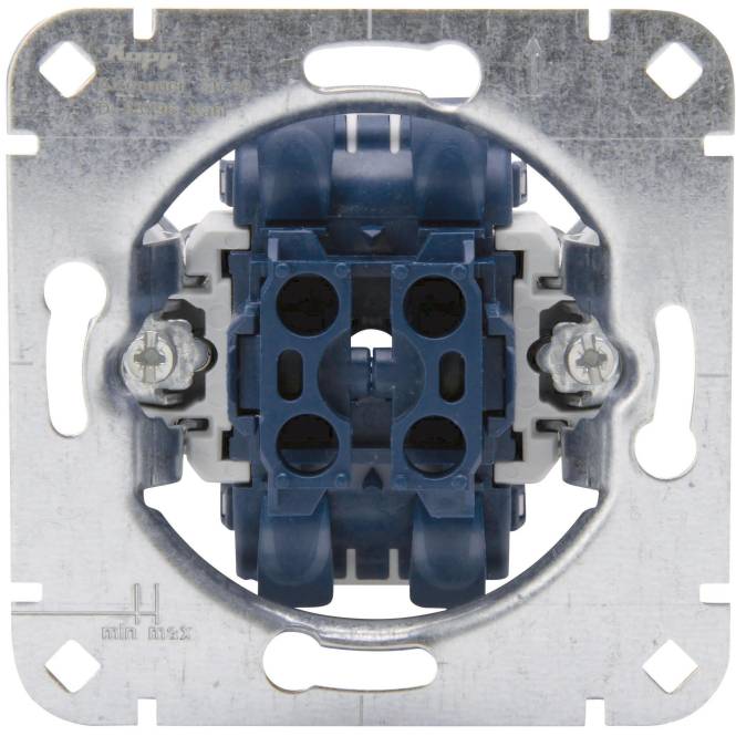 Kopp UP Serienschalter Sockel ohne Abdeckung Install.Baumaterial Schaltermat/Geb.Steu Schalter
