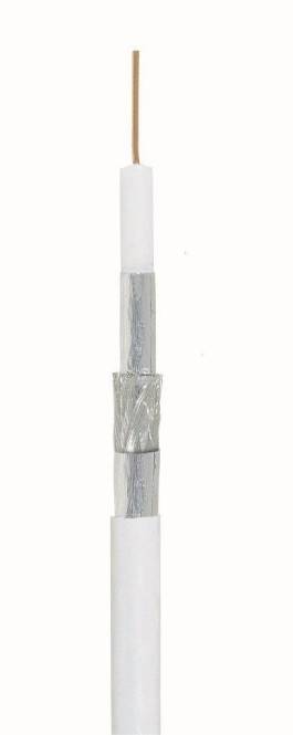 WISI Koaxialkabel 100m Trommel MK76A0101 0,8/3,55/5,0mm 110dB (Inhalt 100 Stück) Leitungen und