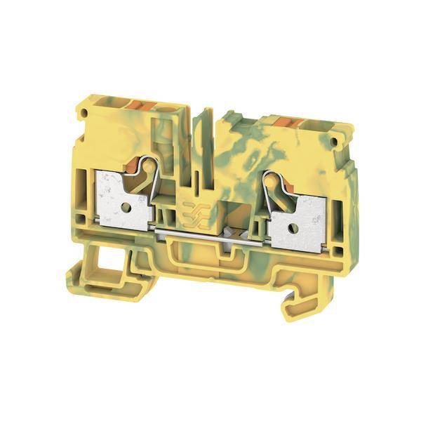 Weidmüller A2C 6 PE Schutzleiterklemme grün-gelb 2Anschlüsse 6,0qmm 1991810000 (Inhalt 50 Stück)