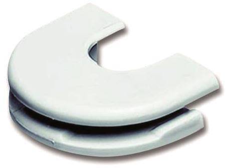 BJ Leitungseinführung future 2088-84 linear davos/studioweiß (Inhalt 1 Stück) Install.Baumaterial