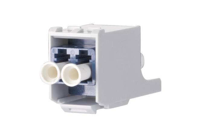 Metz OP-DAT Modul LC-D 15091071-I Keramik blau Singlemode LC-Duplex (Inhalt 10 Stück)