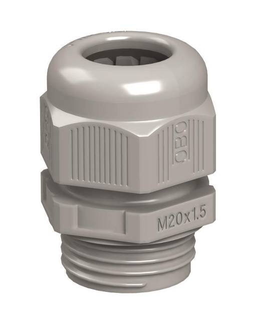 OBO V-TEC VM20 LGR Kabelverschraubung vollmetrisch M20 PA lgr RAL7035 2022866 (Inhalt 1 Stück)