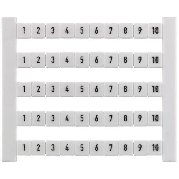 Weidmüller DEK 5 FWZ 61-70 Klemmen- markierer Karte 5x5mm ws 0523060061 (Inhalt 50 Stück)