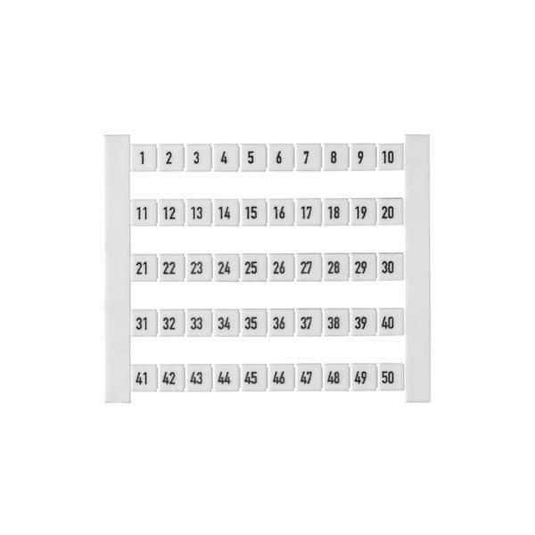 Weidmüller DEK 5 FW 51-100 Klemmen- markierer Karte 5x5mm ws 0473460051 (Inhalt 50 Stück)