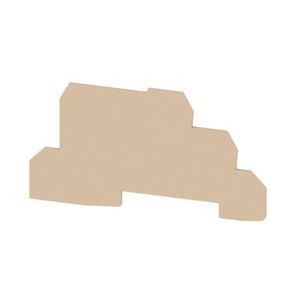Weidmüller WAP WDL2.5 Reihenklemme Zubehör Abschlusspl. beige 1067800000 (Inhalt 1 Stück)