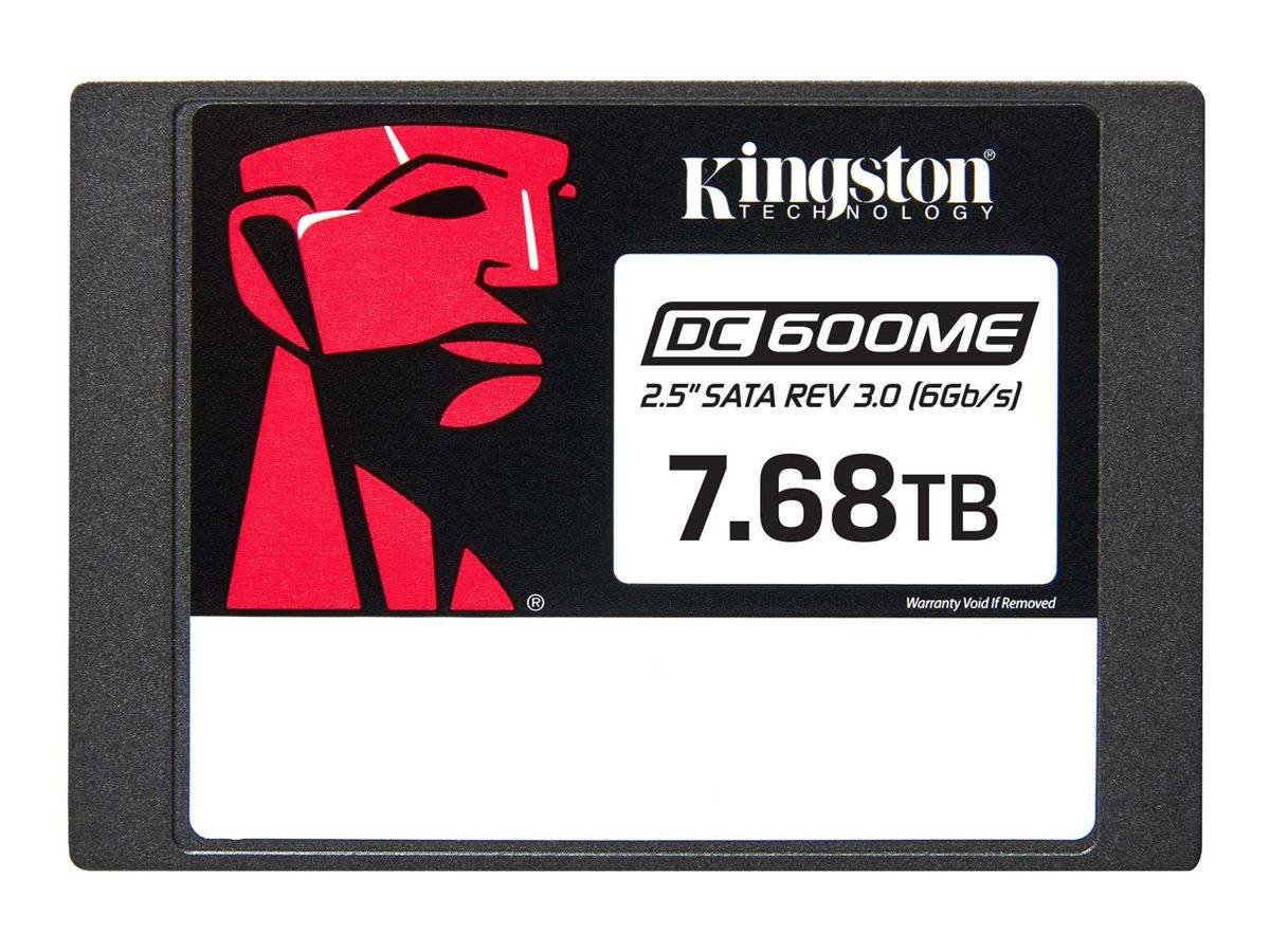 Kingston DC600ME 2,5-Zoll SATA SSD, mit der Bezeichnung 7,68 TB