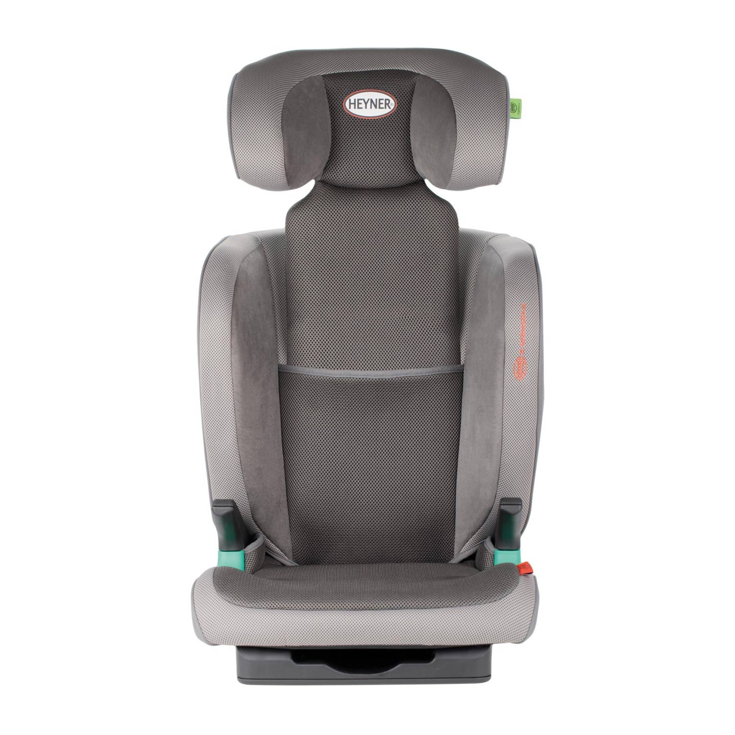 HEYNER® KIDS Kindersitz-Isofix-I-Size 15-36kg Autokindersitz 95-150 cm, 4-12 Jahre Gruppe II/III Autositz Sitzschale für