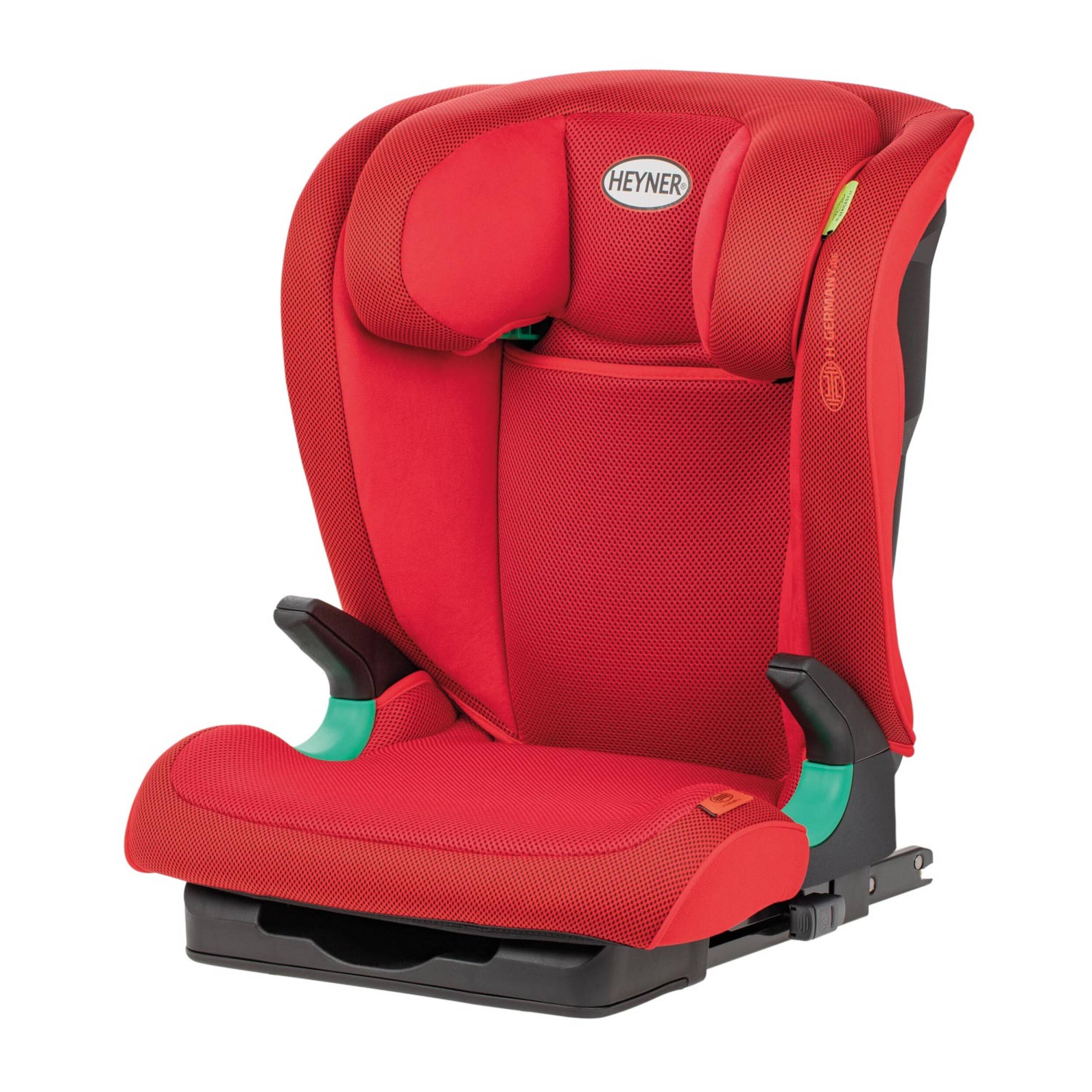 HEYNER® KIDS Kindersitz-Isofix-I-Size 15-36kg Autokindersitz 95-150 cm, 4-12 Jahre Gruppe II/III Autositz Sitzschale für