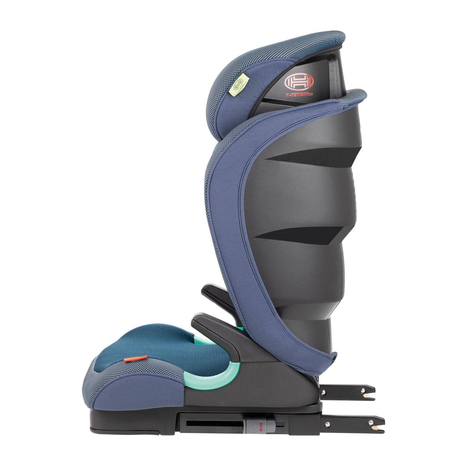 HEYNER® KIDS Kindersitz-Isofix-I-Size 15-36kg Autokindersitz 95-150 cm, 4-12 Jahre Gruppe II/III Autositz Sitzschale für