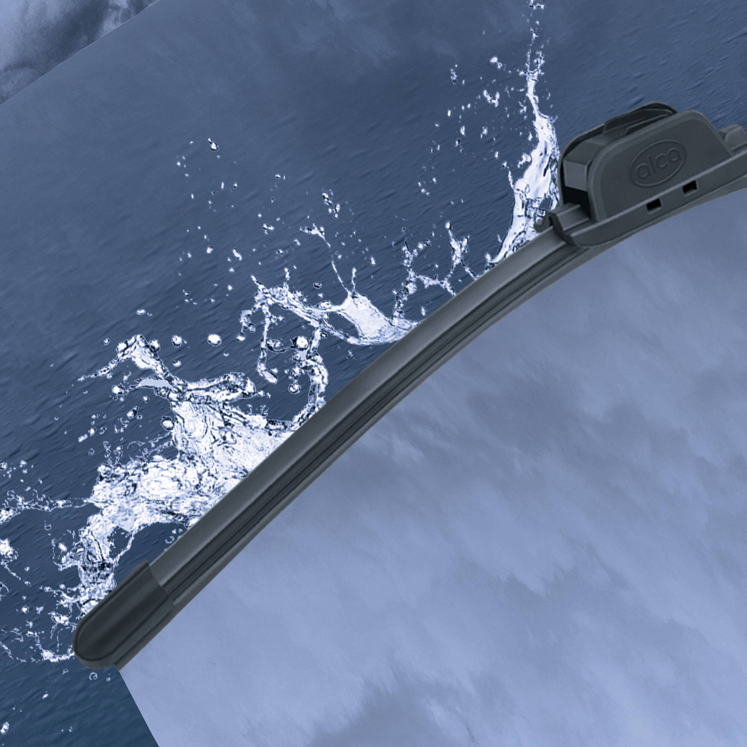 alca® Scheibenwischer ideal für CATERHAM SEVEN (02.1973 - 12.2019) U-FLAT Flachbalkenwischer