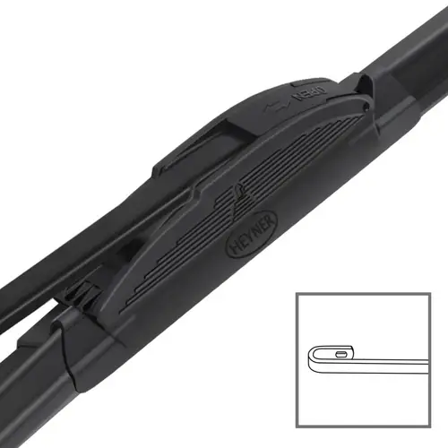 HEYNER® Scheibenwischer Set mit Heckscheibenwischer passend für AUDI A6 Avant (02.1998 - 05.2001) HYBRID HEYNER® Scheibenwischer Set mit Heckscheibenwischer passend für AUDI A6 Avant (02.1998 - 05.2001) HYBRID