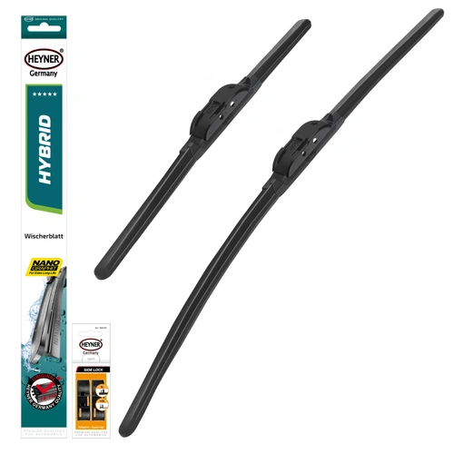 HEYNER® Scheibenwischer Set passend für AUDI TT (05.2003 - 06.2006) HYBRID Flachbalkenwischer Frontscheibenwischer HEYNER® Scheibenwischer Set passend für AUDI TT (05.2003 - 06.2006) HYBRID Flachbalkenwischer Frontscheibenwischer