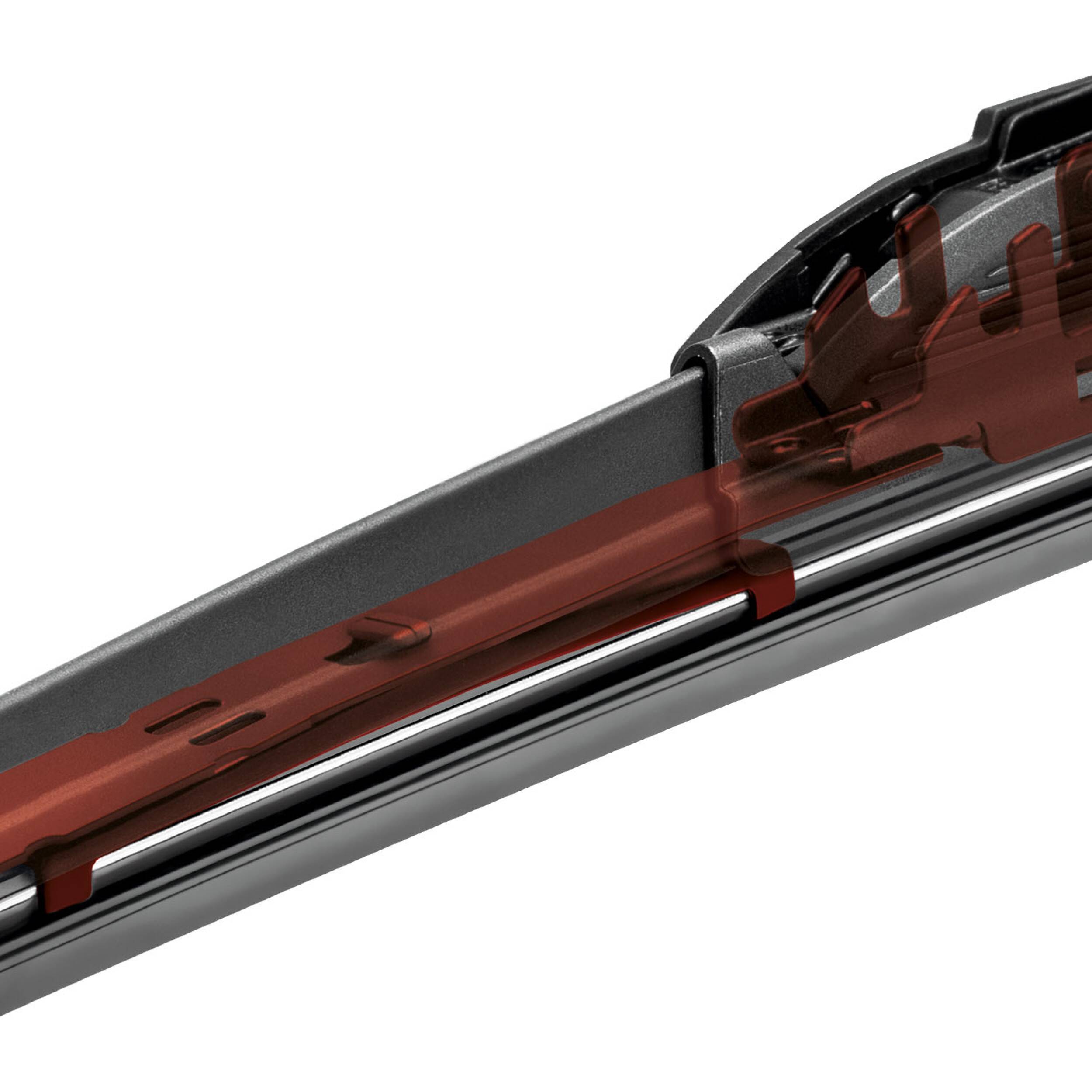 HEYNER® Scheibenwischer Set passend für GEELY TUGELLA (01.2020 - 03.2025) HYBRID Flachbalkenwischer Frontscheibenwischer