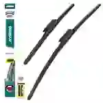 HEYNER® Scheibenwischer Set passend für RENAULT MEGANE II Stufenheck (02.2006 - 10.2009) HYBRID Flachbalkenwischer HEYNER® Scheibenwischer Set passend für RENAULT MEGANE II Stufenheck (02.2006 - 10.2009) HYBRID Flachbalkenwischer