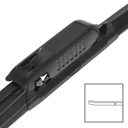 HEYNER® Scheibenwischer Set passend für DACIA LOGAN II MCV (03.2015 - 03.2025) HYBRID Flachbalkenwischer HEYNER® Scheibenwischer Set passend für DACIA LOGAN II MCV (03.2015 - 03.2025) HYBRID Flachbalkenwischer