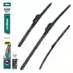 HEYNER® Scheibenwischer Set mit Heckwischer passend für VW TOURAN (05.2010 - 05.2015) HYBRID Flachbalkenwischer HEYNER® Scheibenwischer Set mit Heckwischer passend für VW TOURAN (05.2010 - 05.2015) HYBRID Flachbalkenwischer