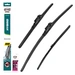HEYNER® Scheibenwischer Set mit Heckwischer passend für VW GOLF SPORTSVAN (02.2014 - 08.2020) HYBRID Flachbalkenwischer HEYNER® Scheibenwischer Set mit Heckwischer passend für VW GOLF SPORTSVAN (02.2014 - 08.2020) HYBRID Flachbalkenwischer