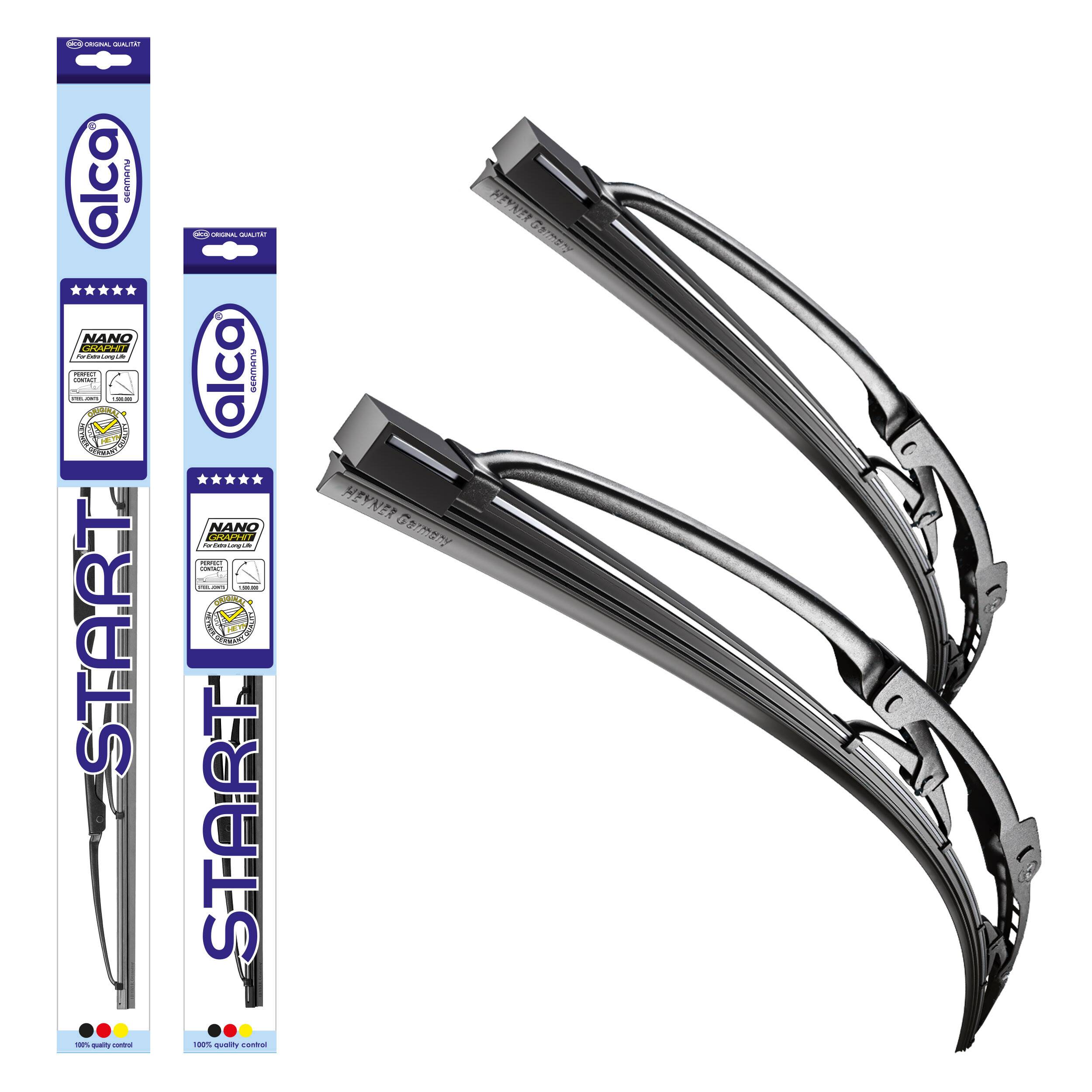 alca® Scheibenwischer ideal für BYD G3/G3R (02.2007 - 12.2017) START, Gelenkwischer, klassisch