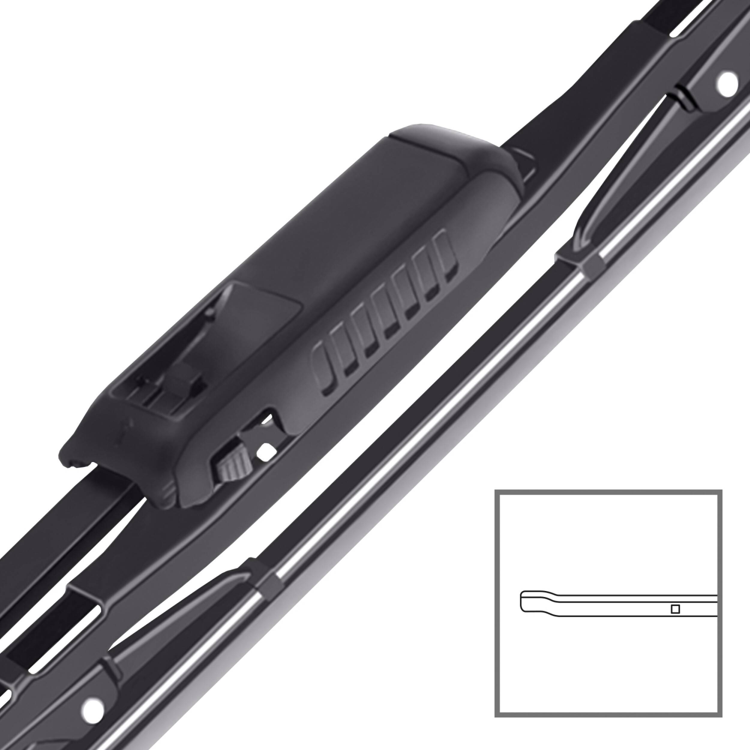 HEYNER® Scheibenwischer Set mit Heckscheibenwischer passend für MINI MINI CLUBMAN (04.2012 - 03.2025) EXCLUSIVE