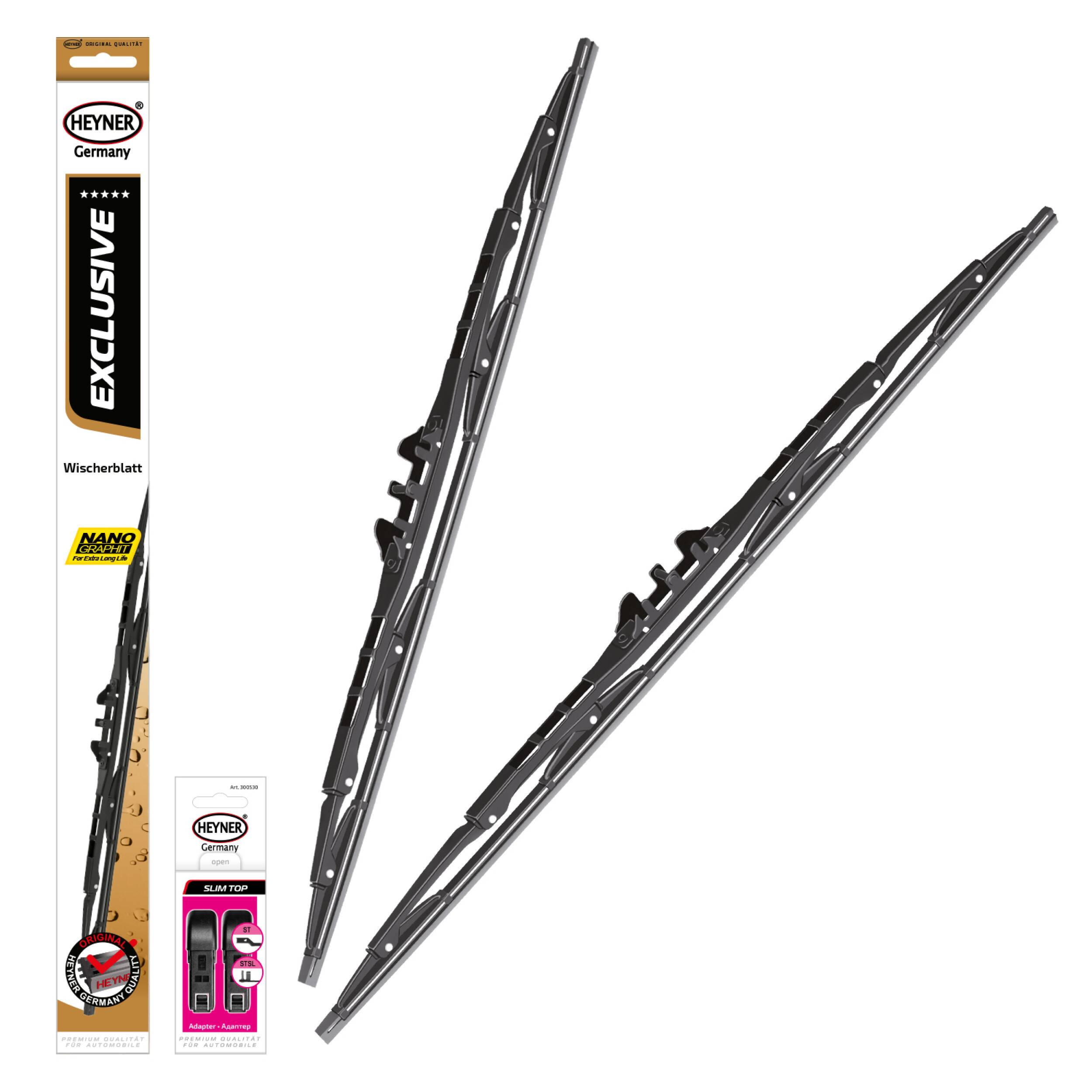 HEYNER® Scheibenwischer Set passend für MAYBACH MAYBACH (09.2005 - 12.2012) EXCLUSIVE Gelenkwischer, klassisch