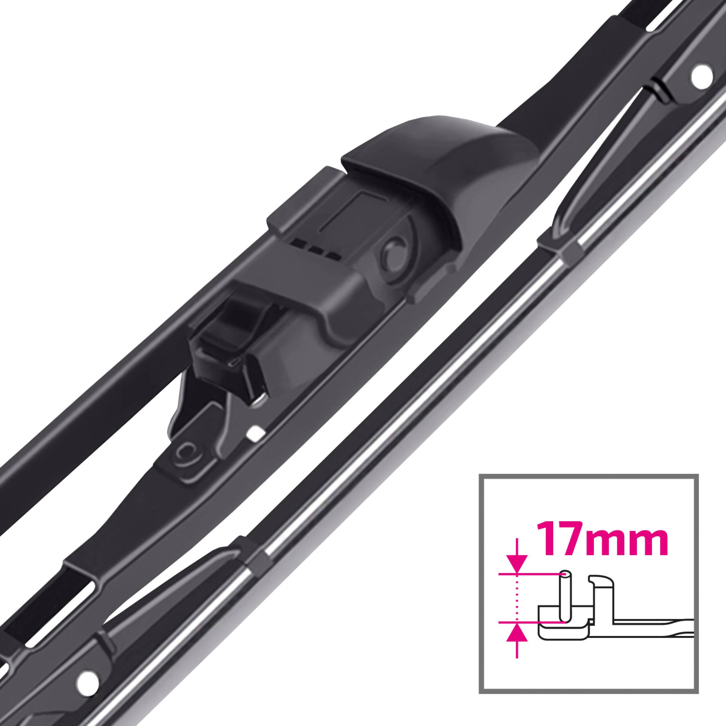 HEYNER® Scheibenwischer Set passend für MAYBACH MAYBACH (09.2005 - 12.2012) EXCLUSIVE Gelenkwischer, klassisch