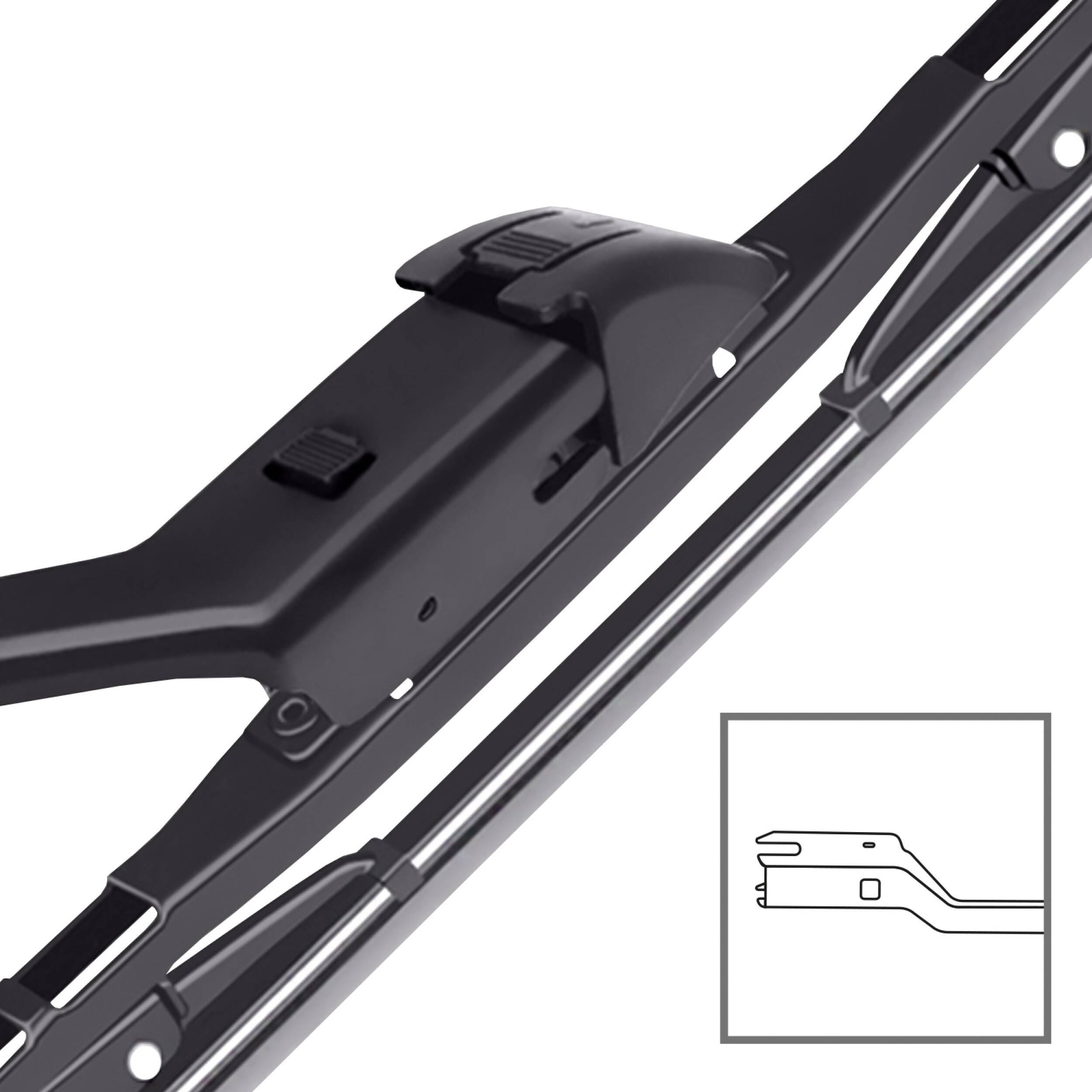 HEYNER® Scheibenwischer Set passend für LAND ROVER DISCOVERY V (04.2017 - 03.2025) EXCLUSIVE Gelenkwischer, klassisch