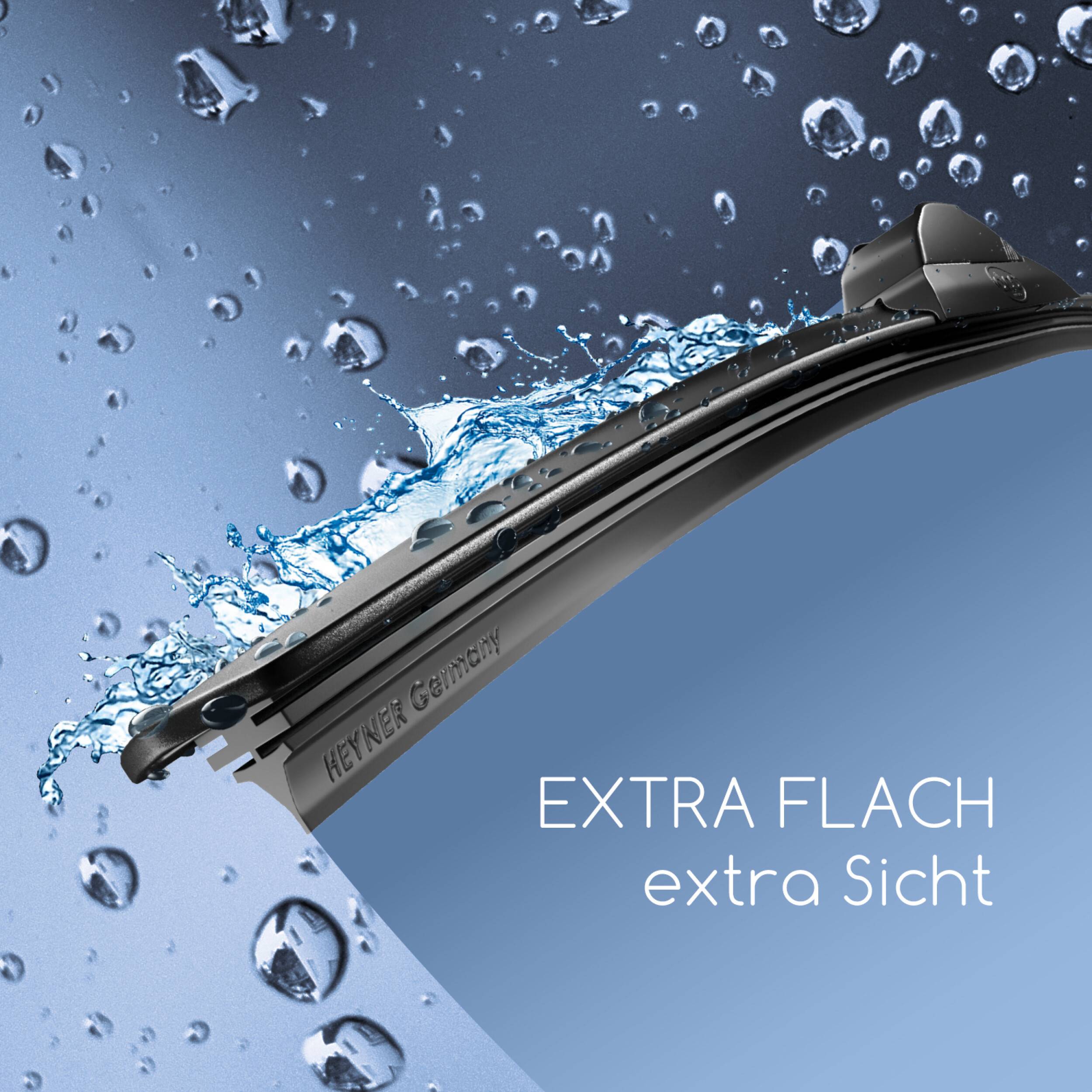 alca® Scheibenwischer-Set passend für MAZDA BT-50 (12.2006 - 12.2015) SUPER FLAT Flachbalkenwischer Frontscheibenwischer