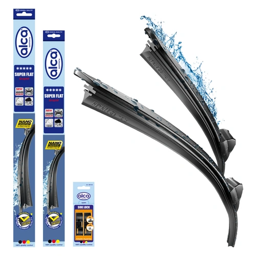 alca® Scheibenwischer-Set passend für BMW 3 (01.2005 - 08.2009) SUPER FLAT Flachbalkenwischer Frontscheibenwischer alca® Scheibenwischer-Set passend für BMW 3 (01.2005 - 08.2009) SUPER FLAT Flachbalkenwischer Frontscheibenwischer
