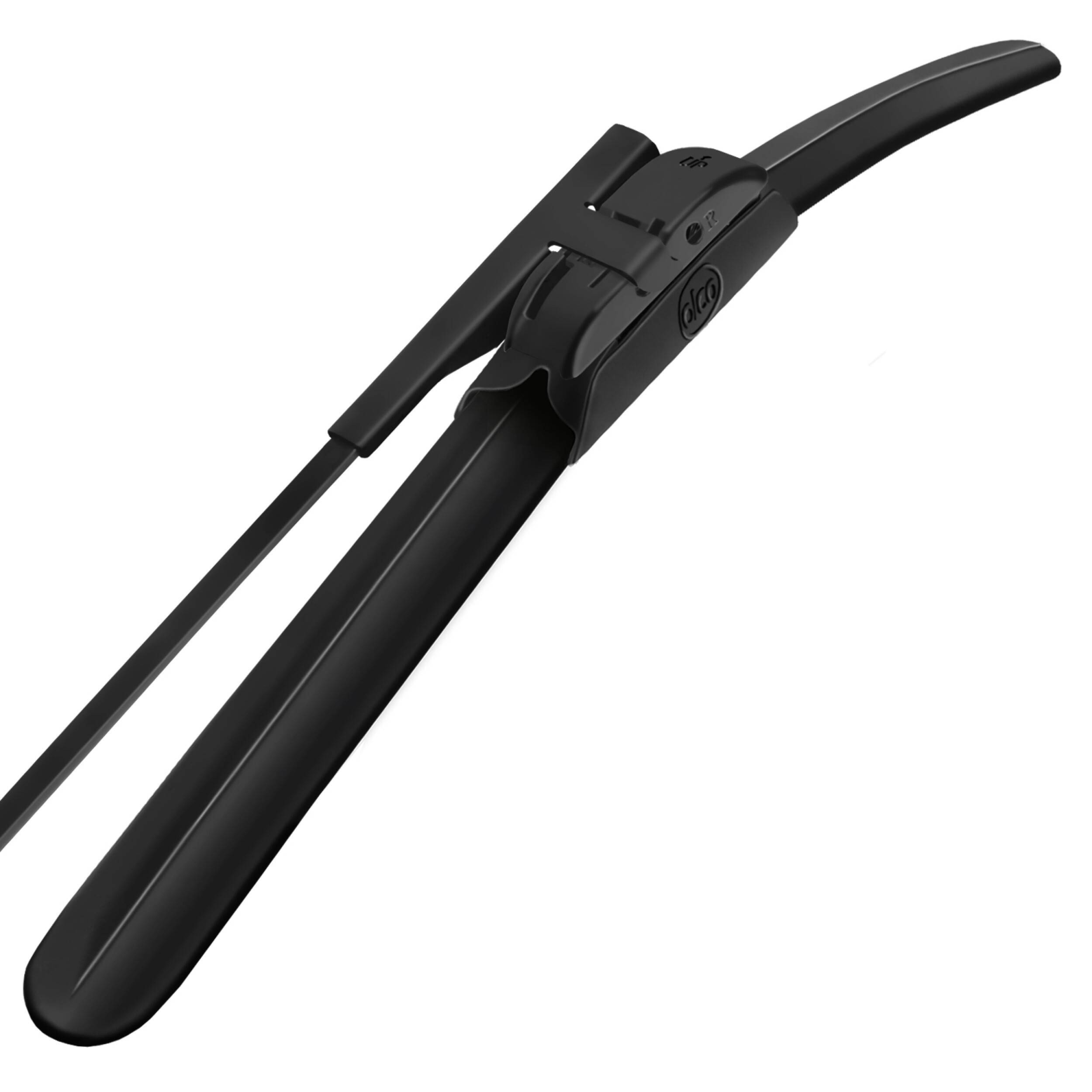 alca® Scheibenwischer-Set passend für MAZDA 3 Stufenheck (02.2004 - 12.2008) SUPER FLAT Flachbalkenwischer