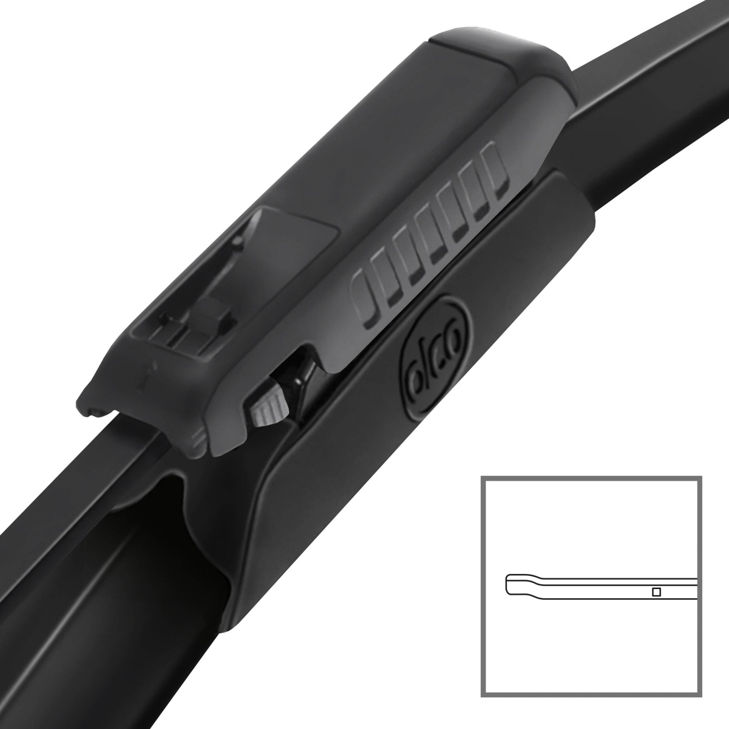 alca® Scheibenwischer Set mit Heckscheibenwischer passend für NISSAN NV250 Kasten (06.2019 - 03.2025) SUPER FLAT