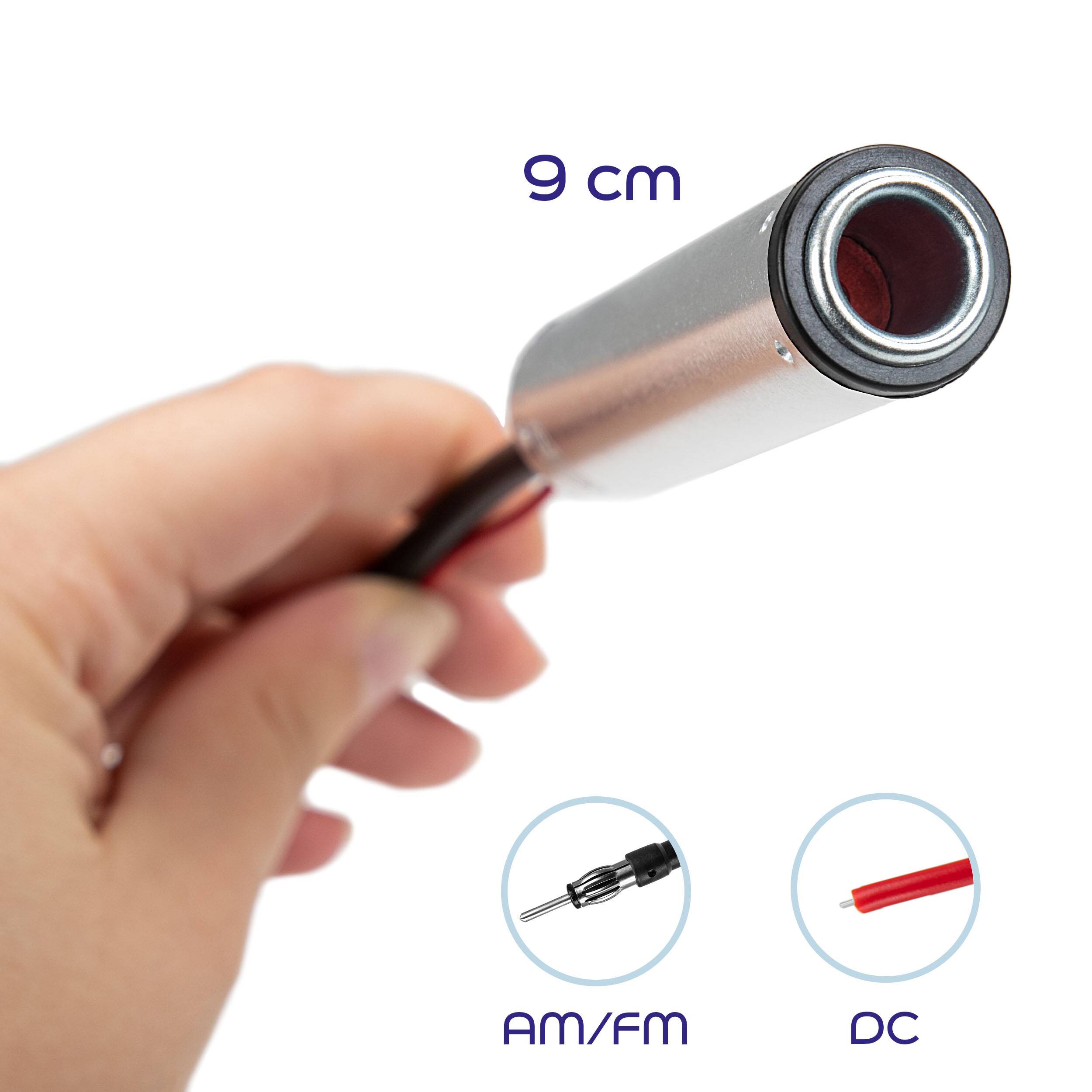 alca® Antennen-Verstärker für Fahrzeuge, inkl. 12 V Fremdeinspeisung