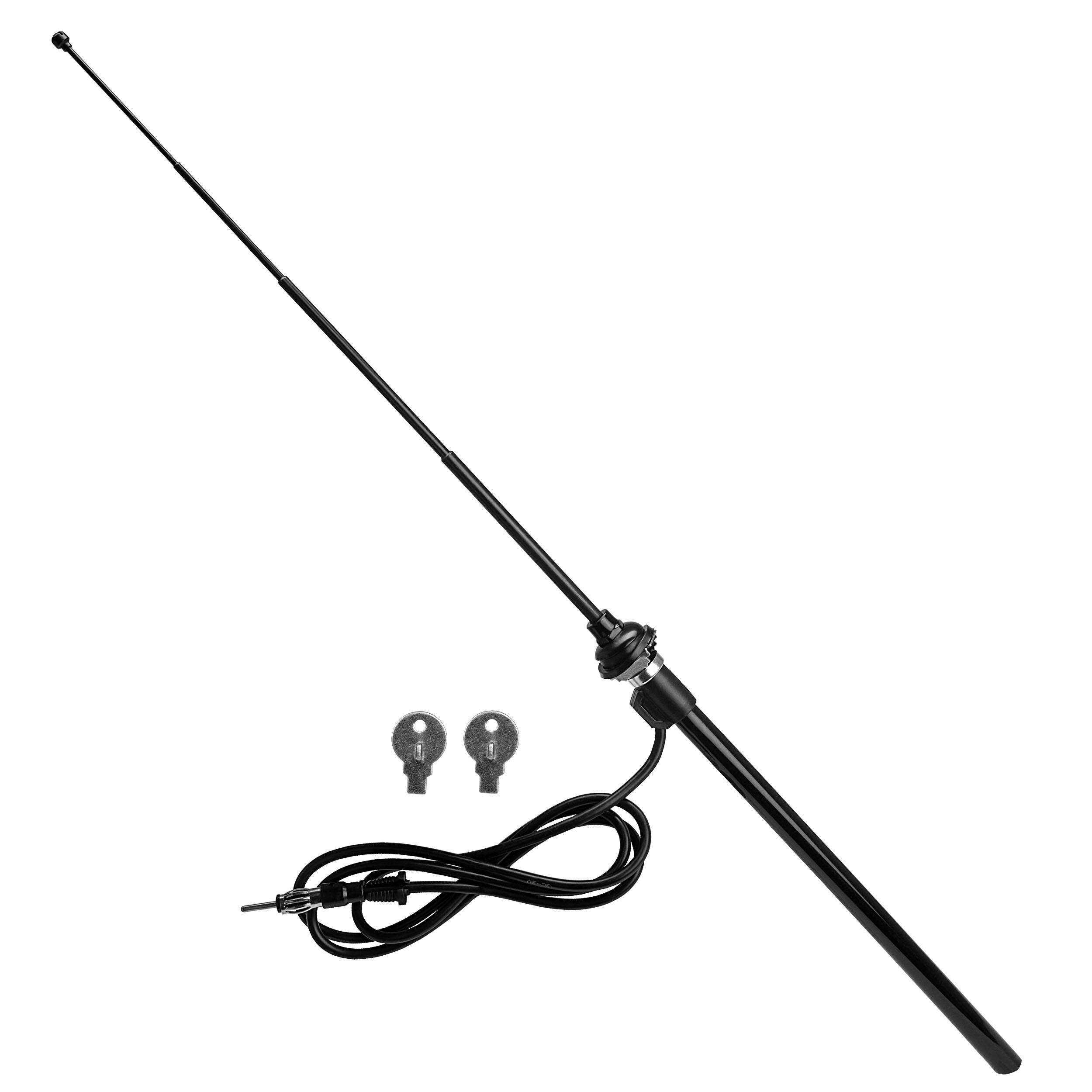 alca® Antenne teleskopierbar, 12 V, schwarz